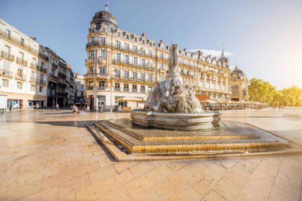 * F3 Haussmannien, Centre-Ville, 4 Pers, Wifi * Montpellier Eksteriør billede